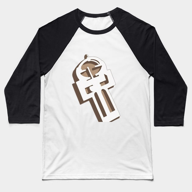 Elegant Spartan Helmet Pendant Design No. 486 Baseball T-Shirt by cornelliusy